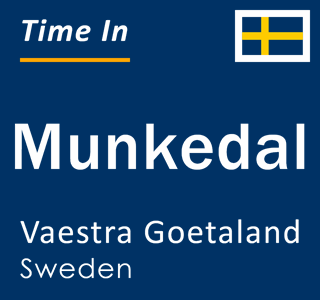 Current local time in Munkedal, Vaestra Goetaland, Sweden