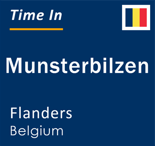 Current local time in Munsterbilzen, Flanders, Belgium