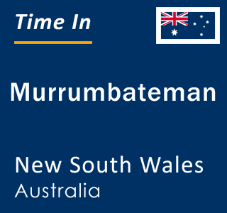 Current local time in Murrumbateman, New South Wales, Australia