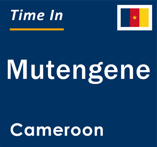 Current local time in Mutengene, Cameroon