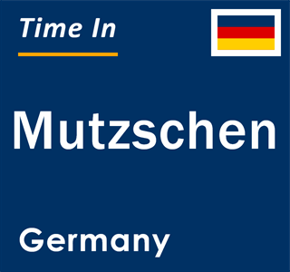 Current local time in Mutzschen, Germany