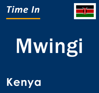 Current local time in Mwingi, Kenya