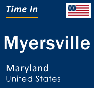 Current local time in Myersville, Maryland, United States