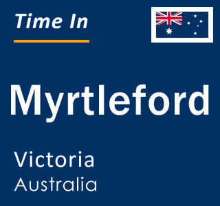 Current local time in Myrtleford, Victoria, Australia