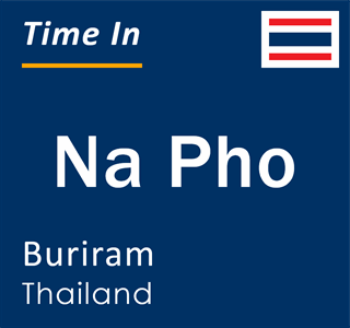 Current local time in Na Pho, Buriram, Thailand