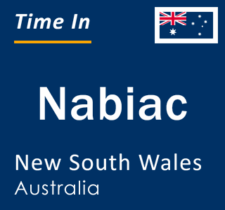 Current local time in Nabiac, New South Wales, Australia