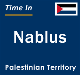 Current local time in Nablus, Palestinian Territory