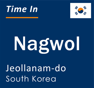 Current local time in Nagwol, Jeollanam-do, South Korea