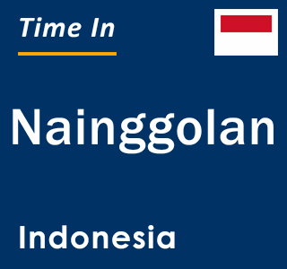 Current local time in Nainggolan, Indonesia