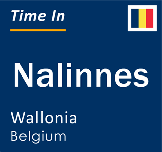 Current local time in Nalinnes, Wallonia, Belgium