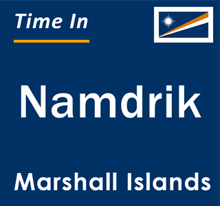 Current local time in Namdrik, Marshall Islands