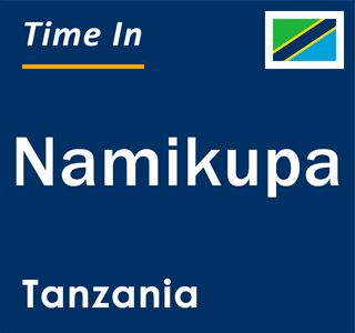 Current local time in Namikupa, Tanzania