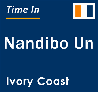 Current local time in Nandibo Un, Ivory Coast