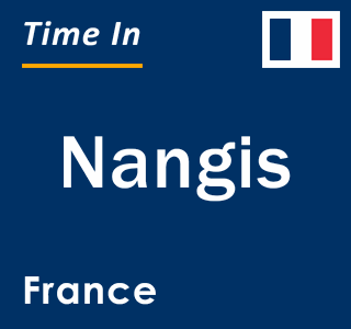 Current local time in Nangis, France