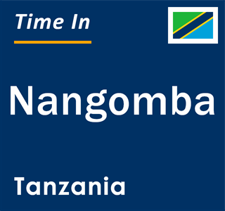 Current local time in Nangomba, Tanzania