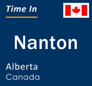 Current local time in Nanton, Alberta, Canada
