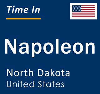 Current local time in Napoleon, North Dakota, United States
