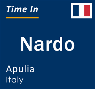 Current local time in Nardo, Apulia, Italy