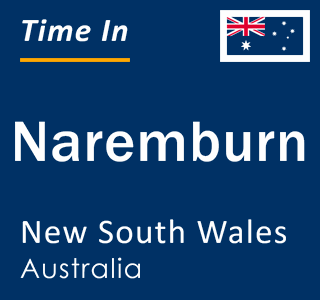 Current local time in Naremburn, New South Wales, Australia