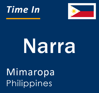 Current local time in Narra, Mimaropa, Philippines