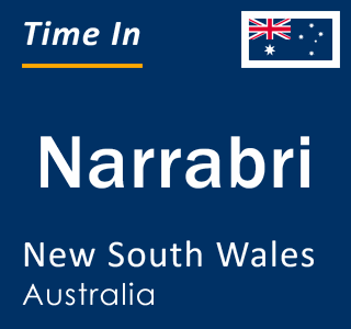 Current local time in Narrabri, New South Wales, Australia