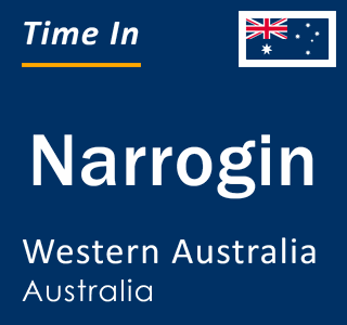 Current local time in Narrogin, Western Australia, Australia