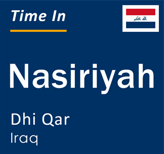Current local time in Nasiriyah, Dhi Qar, Iraq