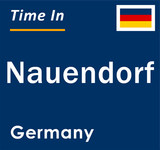 Current local time in Nauendorf, Germany