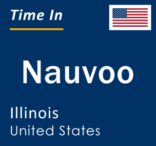 Current local time in Nauvoo, Illinois, United States