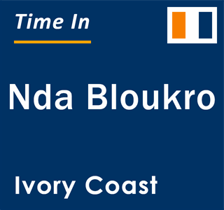 Current local time in Nda Bloukro, Ivory Coast