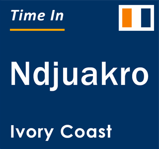 Current local time in Ndjuakro, Ivory Coast