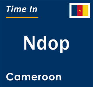 Current local time in Ndop, Cameroon