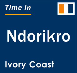 Current local time in Ndorikro, Ivory Coast