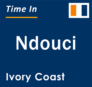 Current local time in Ndouci, Ivory Coast