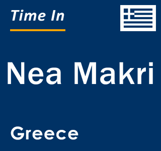 Current local time in Nea Makri, Greece