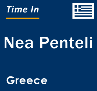 Current local time in Nea Penteli, Greece