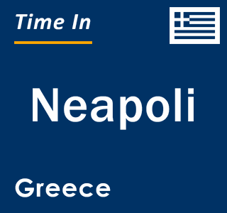 Current local time in Neapoli, Greece