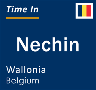 Current local time in Nechin, Wallonia, Belgium