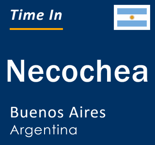 Current local time in Necochea, Buenos Aires, Argentina