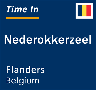 Current local time in Nederokkerzeel, Flanders, Belgium