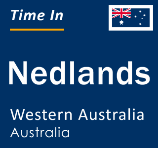 Current local time in Nedlands, Western Australia, Australia