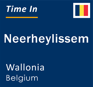 Current local time in Neerheylissem, Wallonia, Belgium