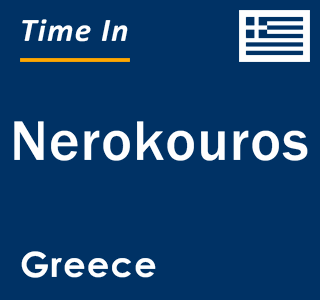 Current local time in Nerokouros, Greece