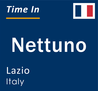 Current local time in Nettuno, Lazio, Italy