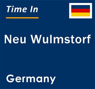 Current local time in Neu Wulmstorf, Germany