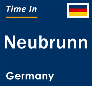 Current local time in Neubrunn, Germany