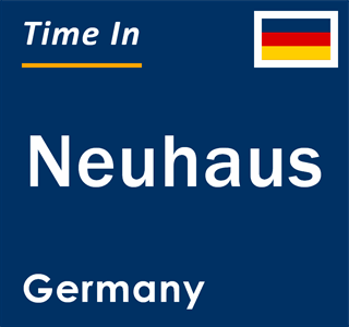 Current local time in Neuhaus, Germany