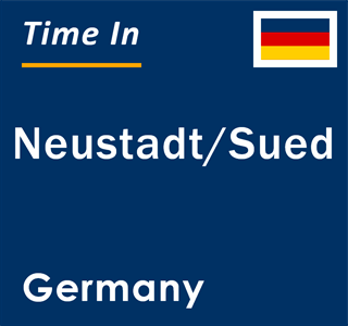 Current local time in Neustadt/Sued, Germany