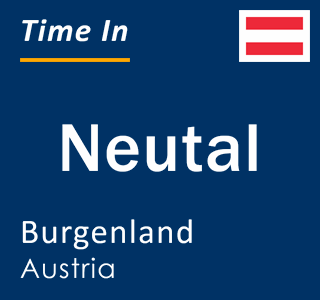 Current local time in Neutal, Burgenland, Austria