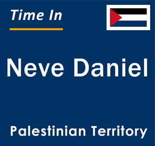 Current local time in Neve Daniel, Palestinian Territory